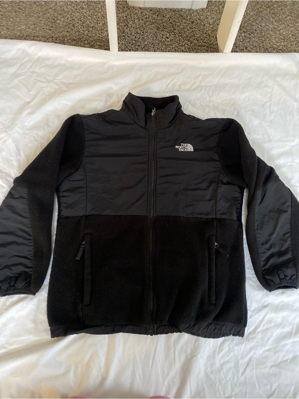 The North Face Black Teddy Fleece Jacket - Full Zip